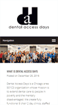 Mobile Screenshot of dentalaccessdays.org